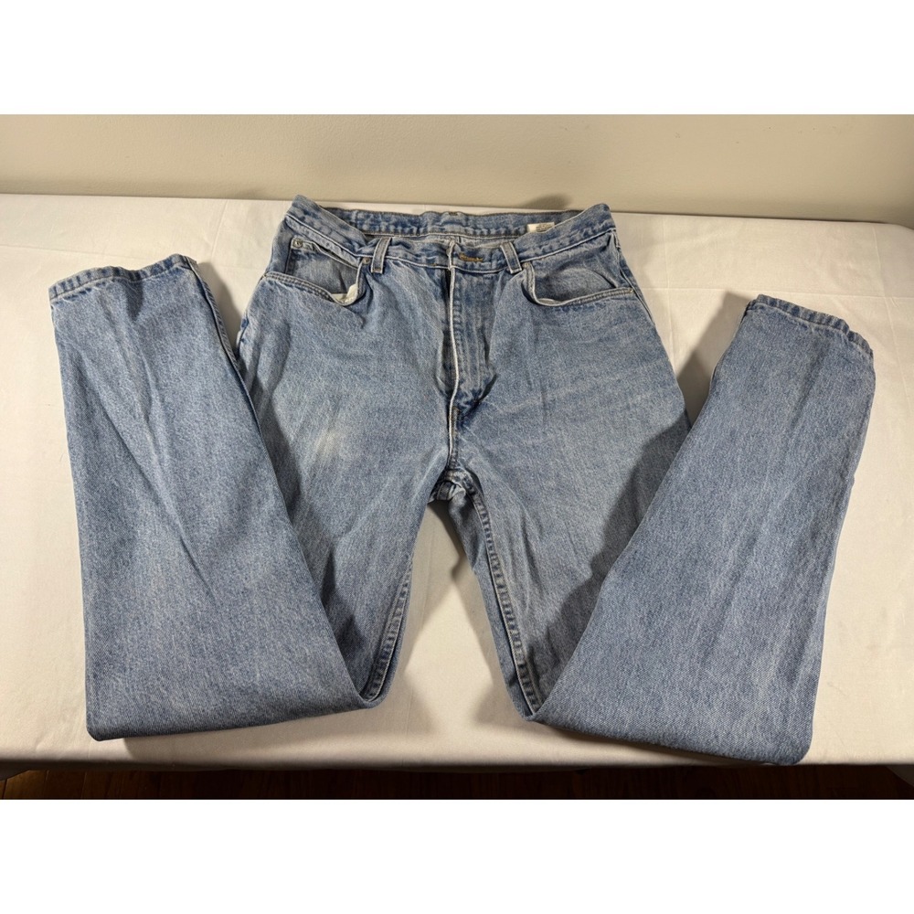 Vintage Jordache Basics Light Wash Straight Leg Jeans Made in USA 32x32 Mens